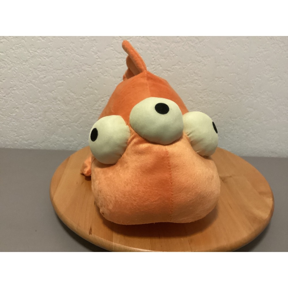 The Simpsons Blinky Three Eyed Fish Plush Orange Universal Studios Matt Groening - Picture 2 of 7